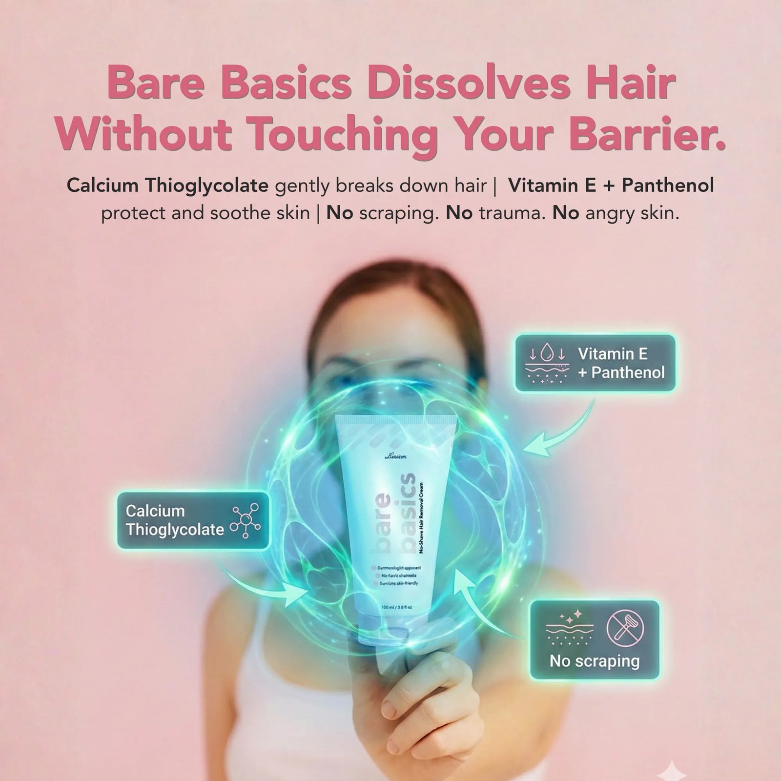 Bare Basics No Shave Hair Removal Cream