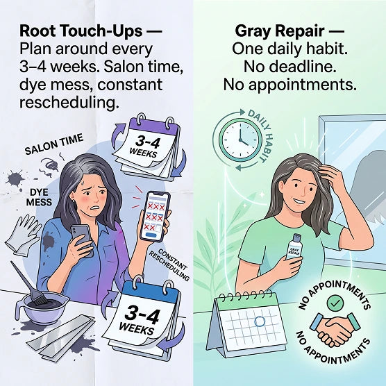1. Your Calendar Shouldn't Have a Hair Appointment Every Month