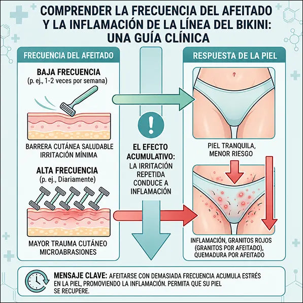 1.  Afeitarse con demasiada frecuencia