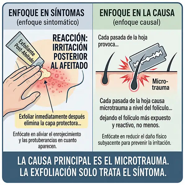 4. Uso de cremas específicas para vellos encarnados (productos con ácido salicílico)